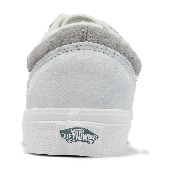 Unworn Vans Old Skool Suede Sherpa Pink Grey - Picture 4 of 16